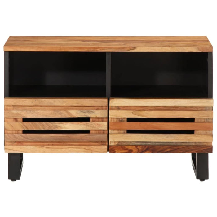 Dulap TV, 70x34x46 cm, lemn masiv de acacia - WALTI WALTI
