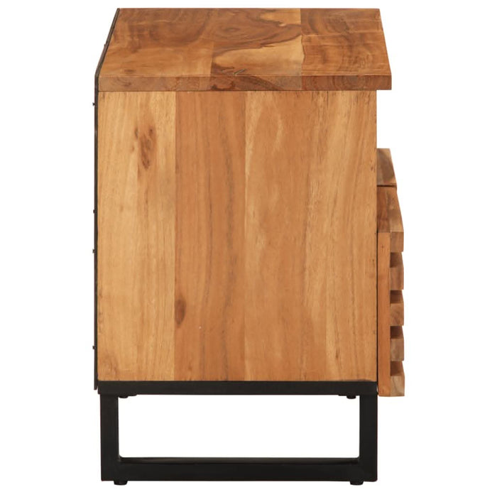 Dulap TV, 70x34x46 cm, lemn masiv de acacia - WALTI WALTI