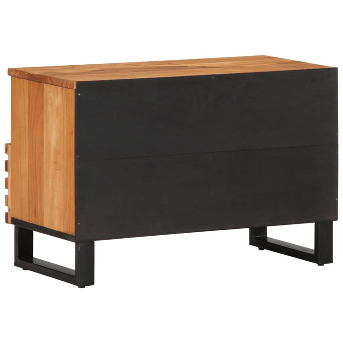 Dulap TV, 70x34x46 cm, lemn masiv de acacia - WALTI WALTI