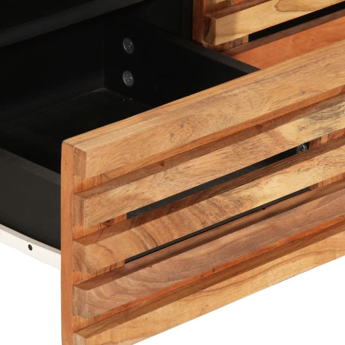 Dulap TV, 70x34x46 cm, lemn masiv de acacia - WALTI WALTI