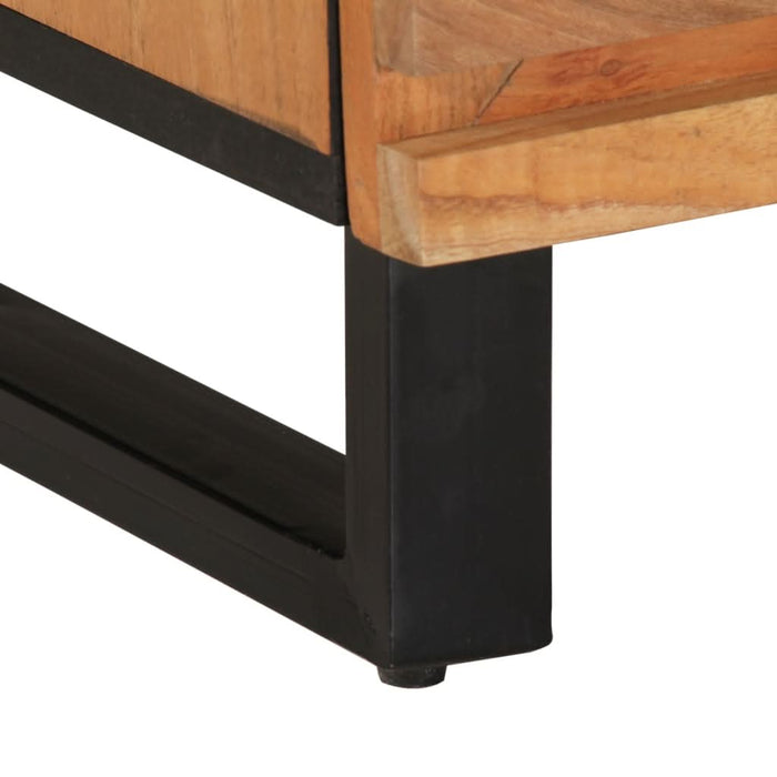 Dulap TV, 70x34x46 cm, lemn masiv de acacia - WALTI WALTI