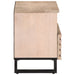 Dulap TV, alb, 70x34x46 cm, lemn masiv mango - WALTI WALTI