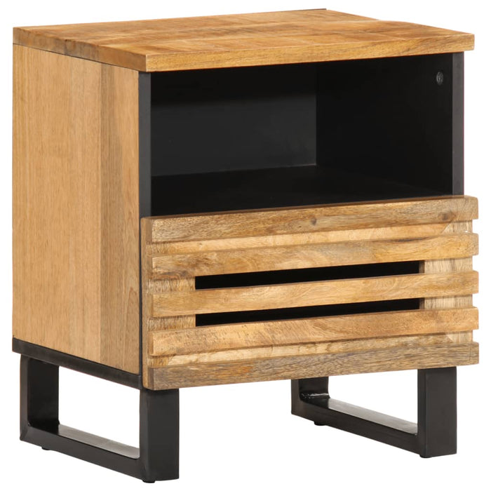 Noptiere, 2 buc., 40x34x46 cm, lemn masiv de mango brut - WALTI WALTI