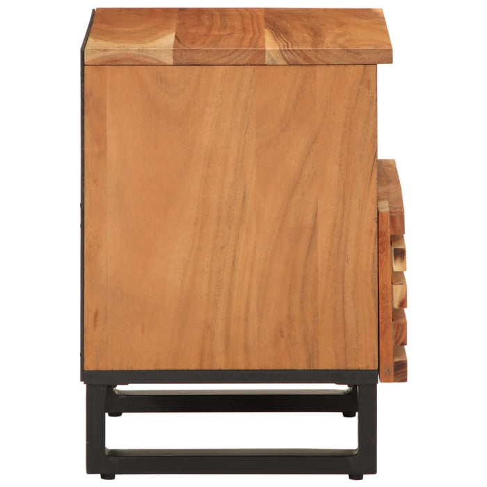 Noptiere, 2 buc., 40x34x46 cm, lemn masiv de acacia - WALTI WALTI