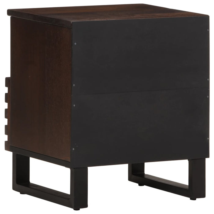 Noptiere, 2 buc., 40x34x46 cm, lemn masiv de acacia - WALTI WALTI
