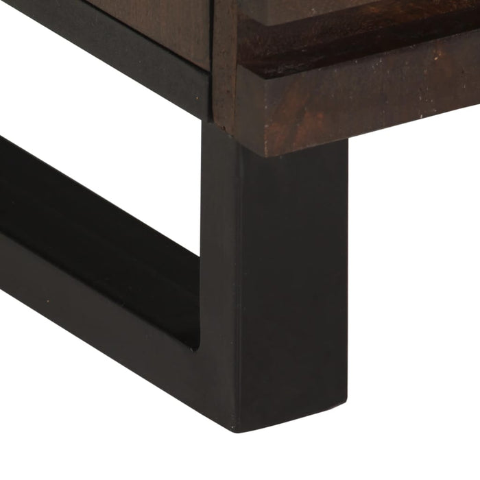 Noptiere, 2 buc., 40x34x46 cm, lemn masiv de acacia - WALTI WALTI