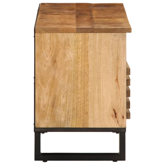 Dulap TV, 100x34x46 cm, lemn masiv mango brut WALTI
