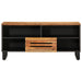 Dulap TV, 100x34x46 cm, lemn masiv de acacia - WALTI WALTI