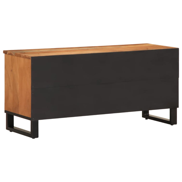Dulap TV, 100x34x46 cm, lemn masiv de acacia - WALTI WALTI