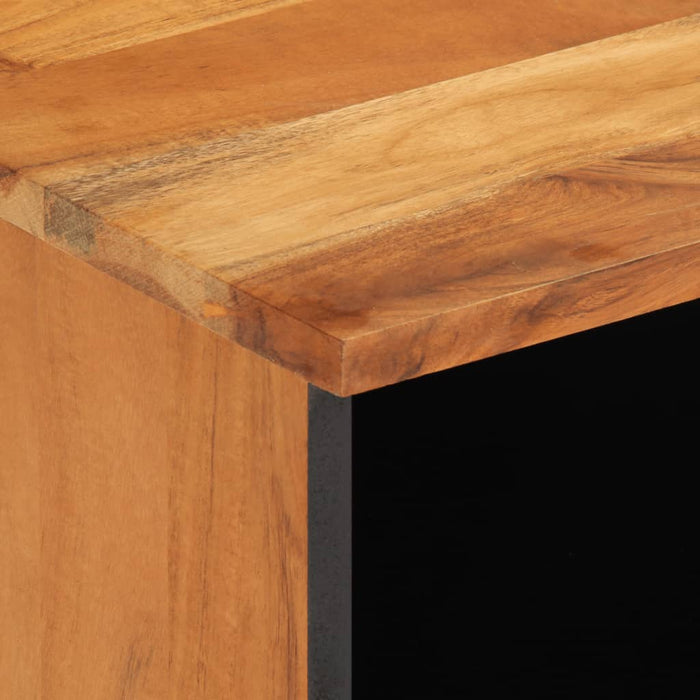 Dulap TV, 100x34x46 cm, lemn masiv de acacia - WALTI WALTI