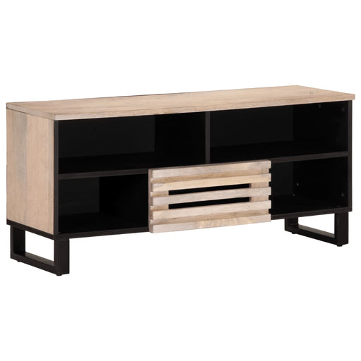 Dulap TV, 100x34x46 cm, lemn masiv de mango - WALTI WALTI