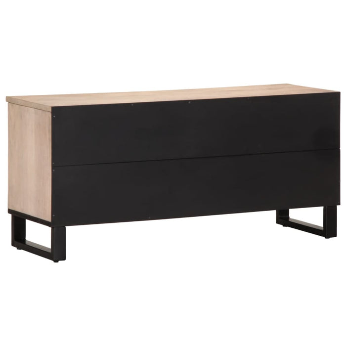 Dulap TV, 100x34x46 cm, lemn masiv de mango - WALTI WALTI