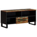 Dulap TV, 100x34x46 cm, lemn masiv de acacia - WALTI WALTI