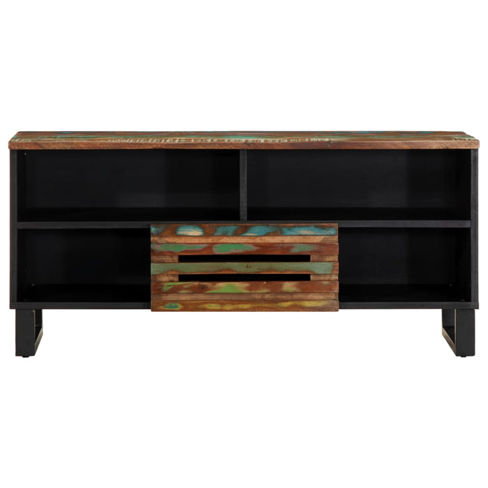 Dulap TV, 100x34x46 cm, lemn masiv de acacia - WALTI WALTI