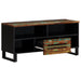 Dulap TV, 100x34x46 cm, lemn masiv de acacia - WALTI WALTI