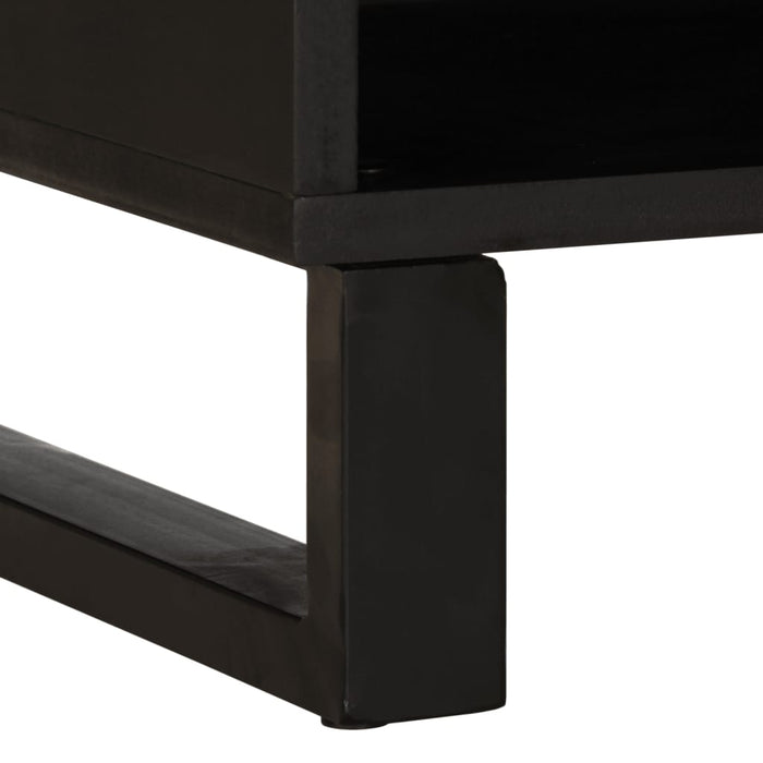 Dulap TV, 100x34x46 cm, lemn masiv de acacia - WALTI WALTI