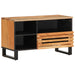 Dulap TV, 80x34x46 cm, lemn masiv de acacia - WALTI WALTI