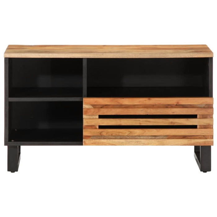 Dulap TV, 80x34x46 cm, lemn masiv de acacia - WALTI WALTI