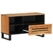Dulap TV, 80x34x46 cm, lemn masiv de acacia - WALTI WALTI