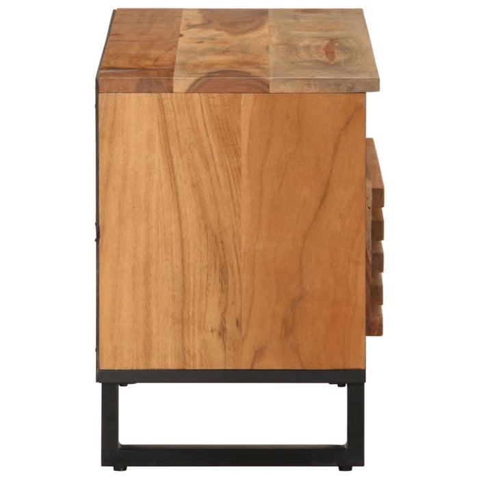 Dulap TV, 80x34x46 cm, lemn masiv de acacia - WALTI WALTI