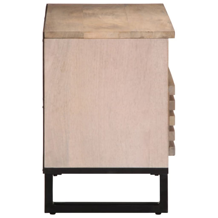 Dulap TV, 80x34x46 cm, lemn masiv de mango - WALTI WALTI
