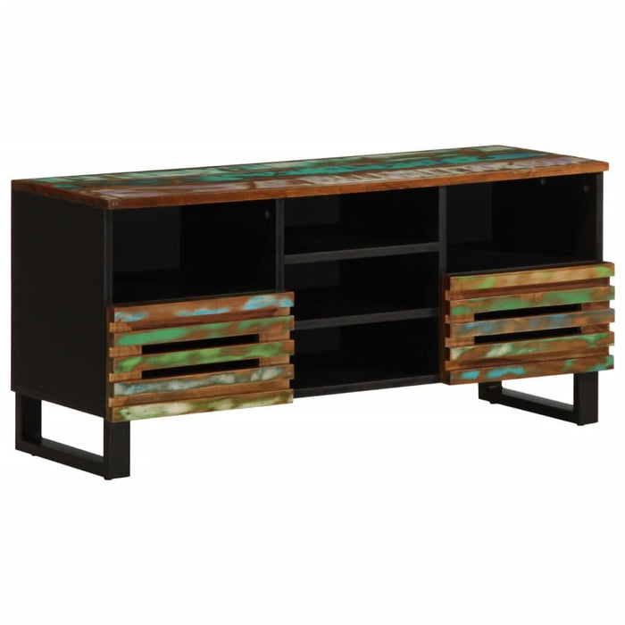 Dulap TV, 100x34x46 cm, lemn masiv de acacia - WALTI WALTI