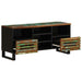 Dulap TV, 100x34x46 cm, lemn masiv de acacia - WALTI WALTI