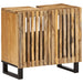 Dulap pentru chiuveta de baie 62x34x58 cm lemn masiv mango brut - WALTI WALTI