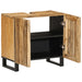 Dulap pentru chiuveta de baie 62x34x58 cm lemn masiv mango brut - WALTI WALTI