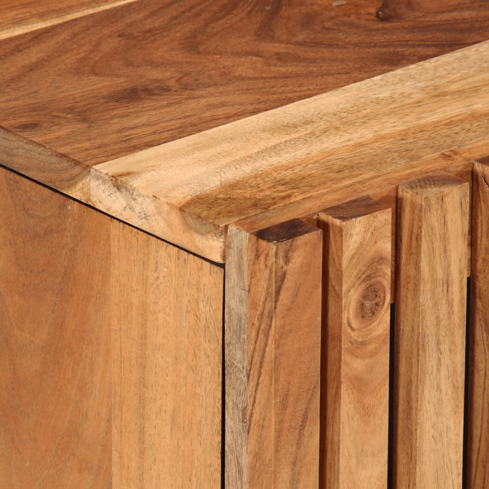 Dulap pentru chiuveta de baie, 62x34x58 cm, lemn masiv acacia WALTI