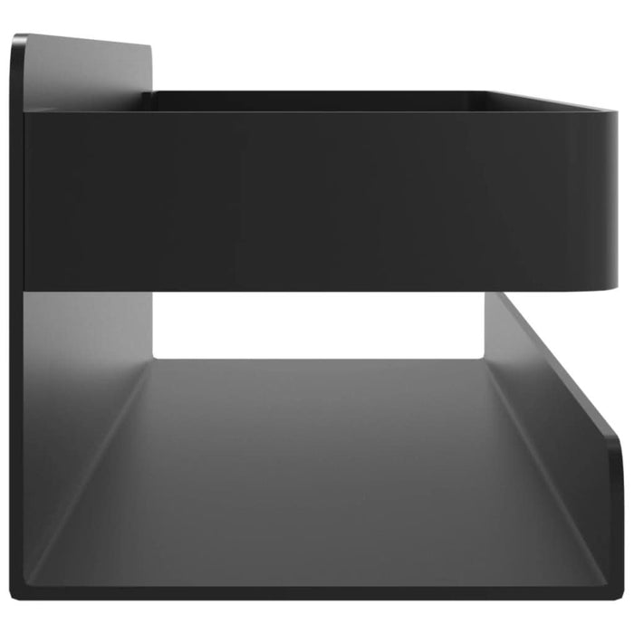Raft de duș negru mat 23x6,5x6 cm oțel inoxidabil 304 periat - WALTI WALTI