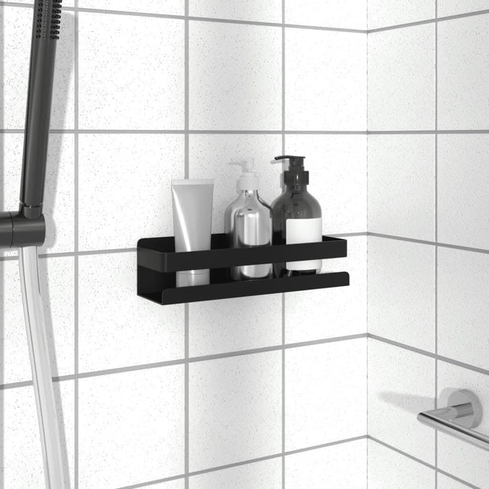 Raft de duș negru mat 23x6,5x6 cm oțel inoxidabil 304 periat - WALTI WALTI