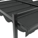 Foișor de grădină acoperiș retractabil antracit 3x3 m aluminiu - WALTI WALTI