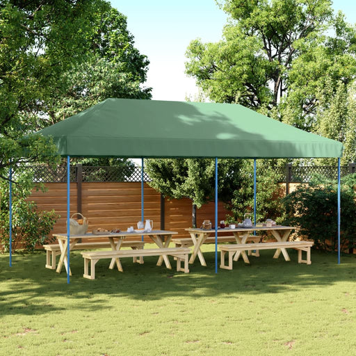 Cort de petrecere pliabil Pop-Up, 580x292x315 cm, verde - WALTI WALTI