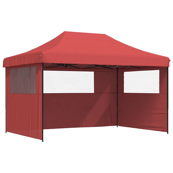 Cort pentru Petreceri 440 x 292 x 315 cm Burgund cu cadru negru WALTI