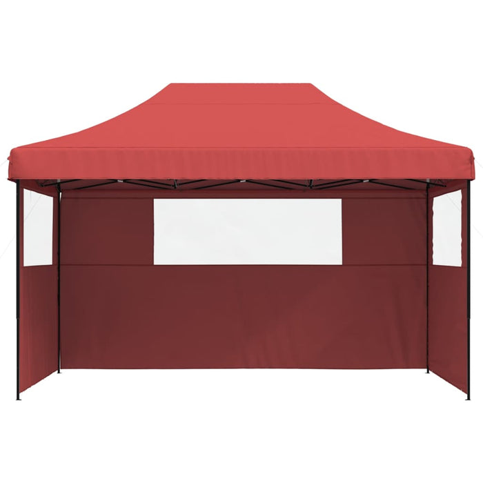 Cort pentru Petreceri 440 x 292 x 315 cm Burgund cu cadru negru WALTI