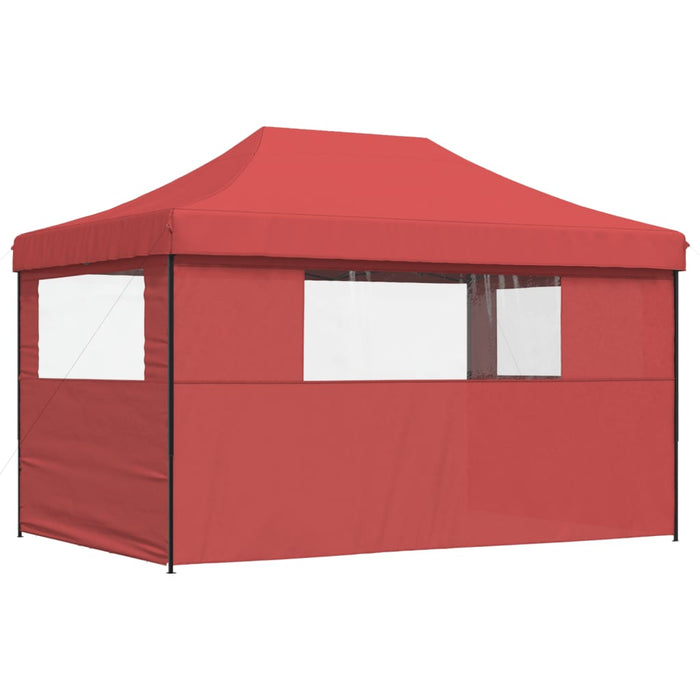 Cort pentru Petreceri 440 x 292 x 315 cm Burgund cu cadru negru WALTI