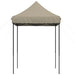 Cort de petrecere pliabil Pop-Up, taupe, 200x200x306 cm - WALTI WALTI