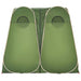 Cort de intimitate pop-up, verde, impermeabil - WALTI WALTI