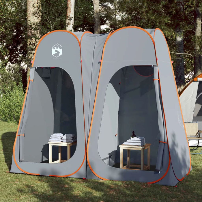 Cort de intimitate pop-up, gri și portocaliu, impermeabil - WALTI WALTI