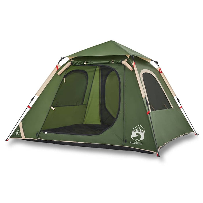 Cort de camping cupolă 4 persoane, setare rapidă, verde - WALTI WALTI