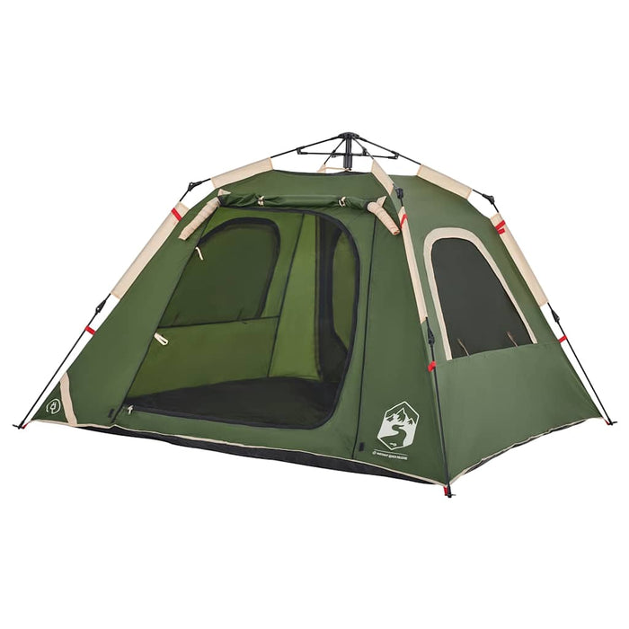 Cort de camping cupolă 4 persoane, setare rapidă, verde - WALTI WALTI