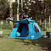 Cort de camping cupolă 4 persoane, setare rapidă, albastru - WALTI WALTI