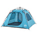 Cort de camping cupolă 4 persoane, setare rapidă, albastru - WALTI WALTI