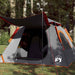 Cort camping cupolă 4 persoane, gri/portocaliu, setare rapidă - WALTI WALTI
