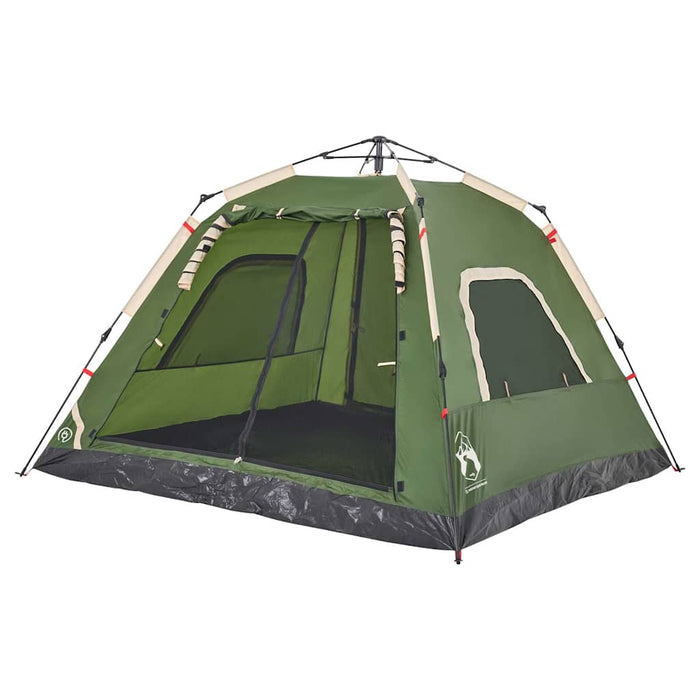 Cort de camping cupolă 5 persoane, setare rapidă, verde - WALTI WALTI