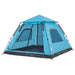 Cort de camping cupolă 5 persoane, setare rapidă, albastru - WALTI WALTI