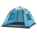 Cort de camping cupolă 5 persoane, setare rapidă, albastru - WALTI WALTI