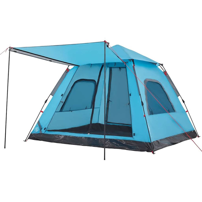 Cort de camping cupolă 5 persoane, setare rapidă, albastru - WALTI WALTI