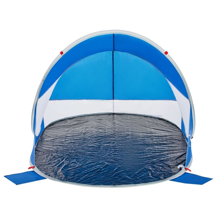 Cort de plajă pop-up, albastru azur, rezistent la apă - WALTI WALTI